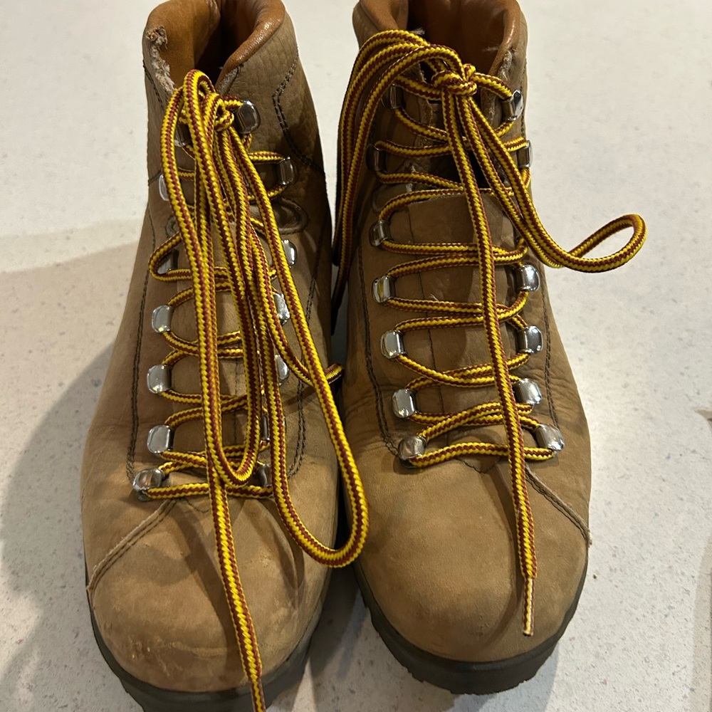 Rare Vintage Henke of Switzerland Leather Hiking Boots W 7.5